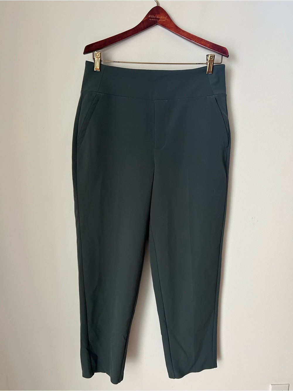 Classic High-Rise Stretch Pull-On Pants